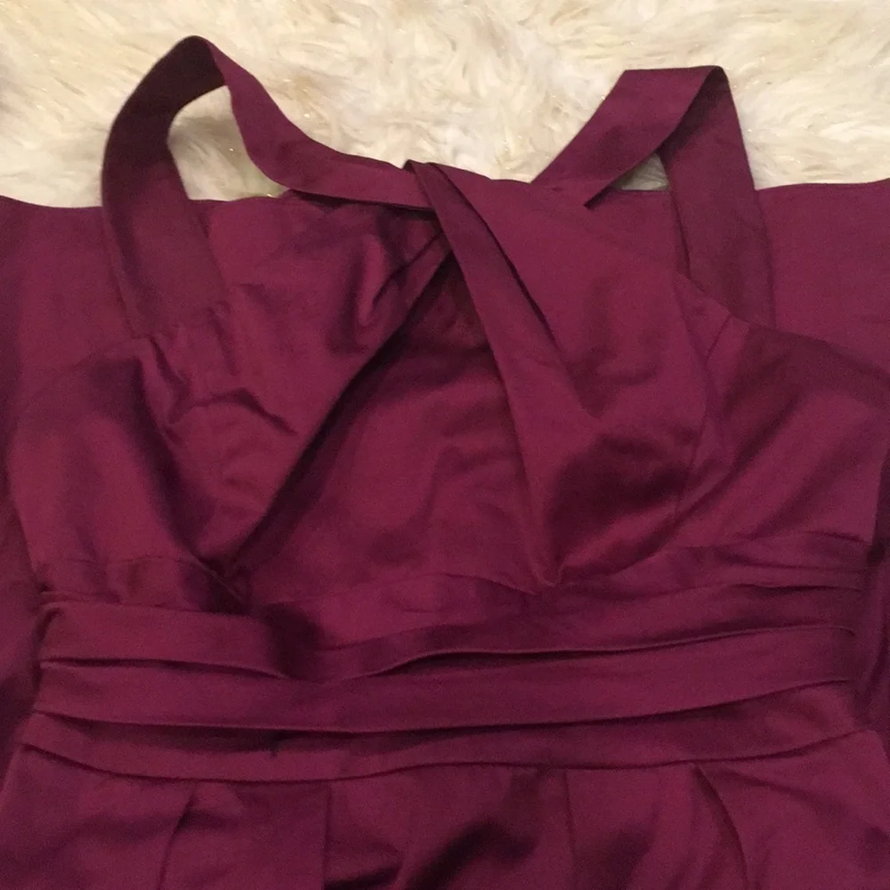 David’s Bridal Bridesmaid Dress Size 6 Not Altered Pockets Lined Soft Cotton